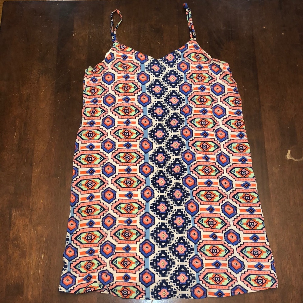 Patterned Shift Dress